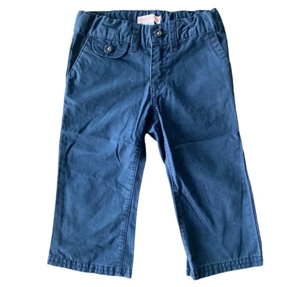 OLD NAVY EUC GIRLS BLUE PANTS BOTTOMS SUMMER SPRING CASUAL SCHOOL SIZE 4T - Picture 1 of 4